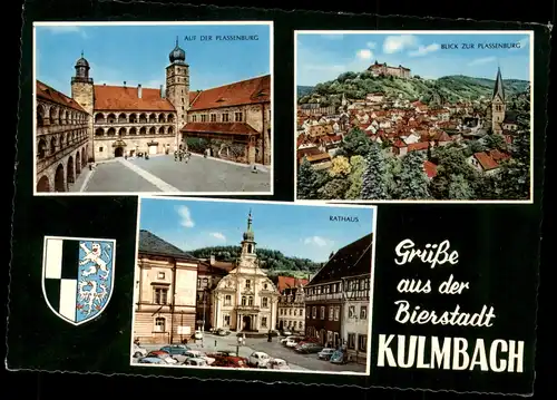 Kulmbach Mehrbildkarte Ortsansichten Grüße aus der Bier-Stadt 1960