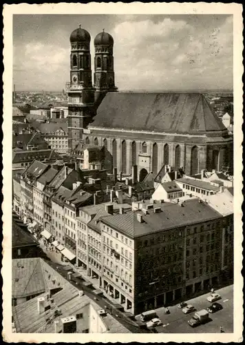 Ansichtskarte München Frauenkirche 1957