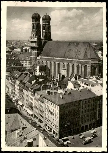Ansichtskarte München Frauenkirche 1957