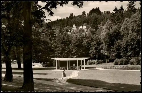 Ansichtskarte Bad Schwalbach Partie im Stahlbrunnental Taunus 1960