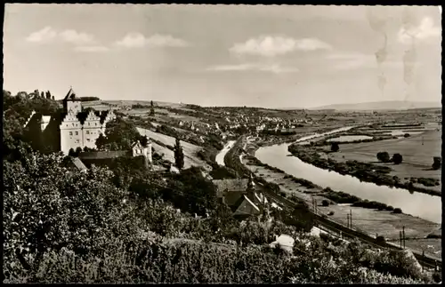 Ansichtskarte Schweinfurt Schloß Mainberg und Schonungen am Main 1960