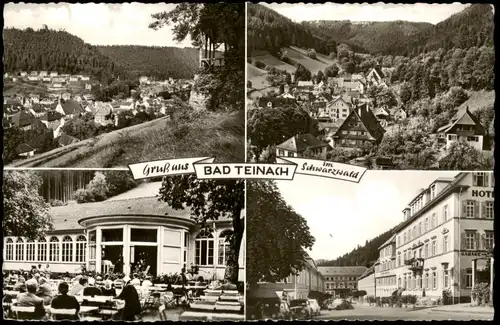 Bad Teinach-Zavelstein Mehrbildkarte  Gruss aus d. Schwarzwald 1965