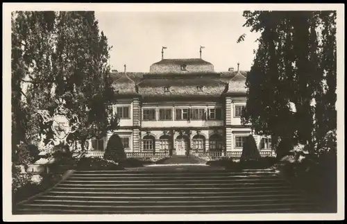 Ansichtskarte Veitshöchheim Schloss Hofgarten 1932