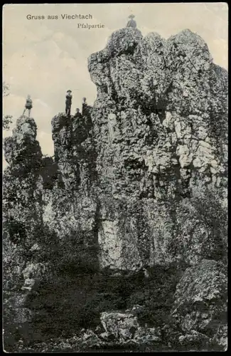 Ansichtskarte Viechtach Umland-Ansicht Pfalpartie 1910