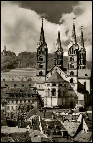 Ansichtskarte Bamberg Dom und Stadt 1964