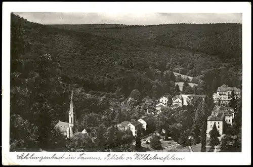 Ansichtskarte Schlangenbad Blick vom Wilhelmsfelsen 1958