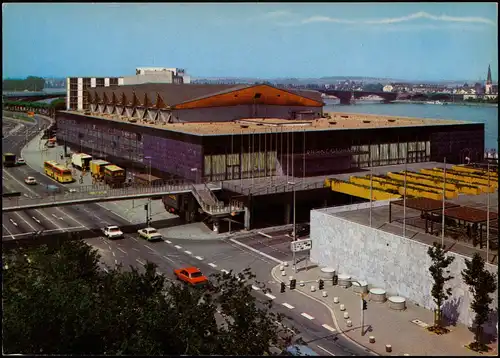 Ansichtskarte Mainz Rheingoldhalle - Straße 1978