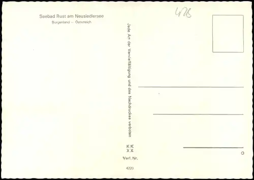 Ansichtskarte Rust Ruszt | Rušta Neusiedlersee, Brücke - Restauarant 1978