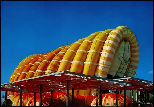 Postcard Osaka Ōsaka-shi (大阪市) Fuji Group Pavilion EXPO 1970