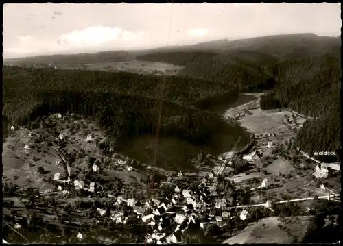 Ansichtskarte Neulautern-Wüstenrot Cafe Waldeck, Fotokarte 1961