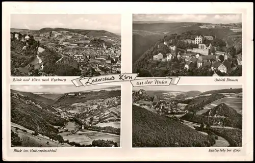 Ansichtskarte Kirn 4 Bild Stadt und Umgebung 1954