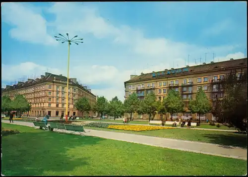 Postcard Stettin Szczecin Plac Lotników 1971