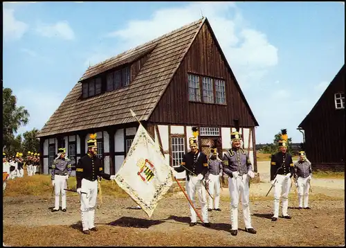 Freiberg (Sachsen) Freiberger Hüttenparade Beamte Hüttenwesens 1989