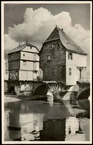 Ansichtskarte Bad Kreuznach Brückenhäuser 1938