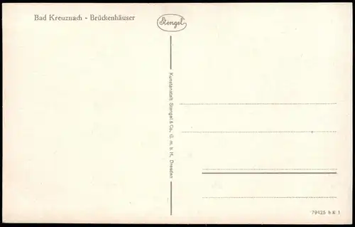 Ansichtskarte Bad Kreuznach Brückenhäuser 1938