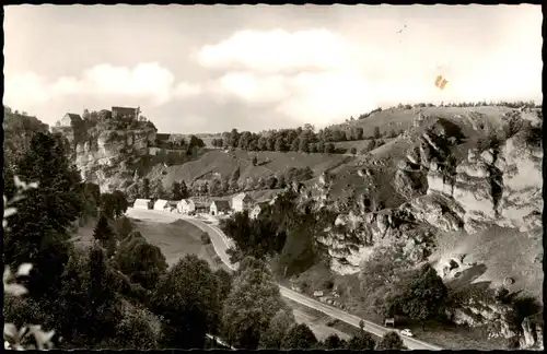 Ansichtskarte Pottenstein Blick in das Tal - Fotokarte 1962