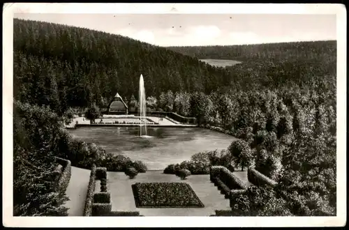 Ansichtskarte Braunlage Kurgarten, Kur-Anlagen 1952