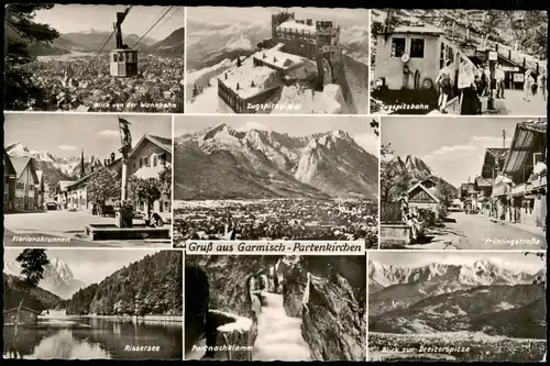 Garmisch-Partenkirchen Zugspitzbahn Frühlingstraße Rissersee MB 1960