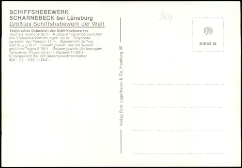 Ansichtskarte Scharnebeck Schiffshebewerk 1981