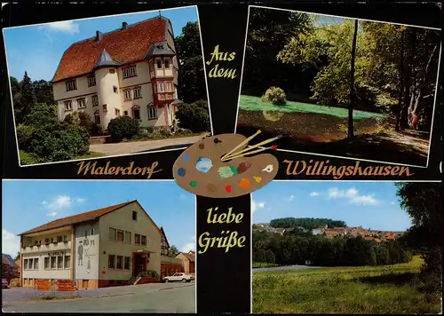 Ansichtskarte Willingshausen 4 Bild Malerdorf 1981