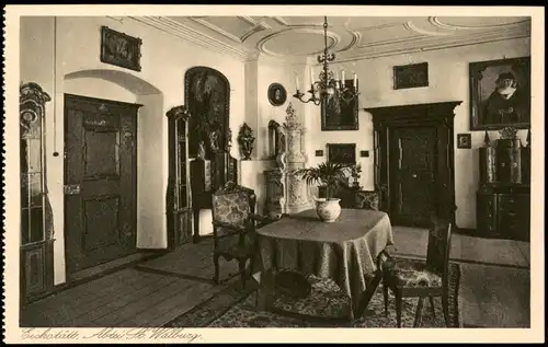 Ansichtskarte Eichstätt Abtei St. Walburg Abteisaal 1928