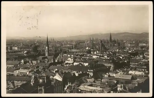 Ansichtskarte Wien Blick über den Stephansdom 1931