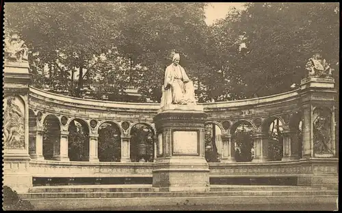 CPA Valenciennes Denkmal Froissart 1917