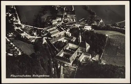 Ansichtskarte Heiligenkreuz (Niederösterreich) Stiftskirche Luftbild 1932