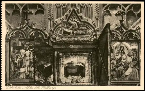 Ansichtskarte Eichstätt Benediktinerinnen-Abtei St. Walburg - ALtar 1928