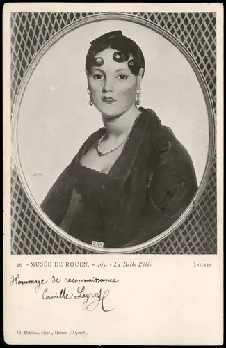 CPA Rouen MUSÉE DE ROUEN La Belle Zélie - schöne Frau 1905