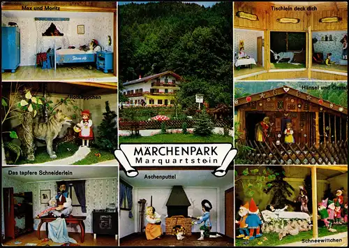 Niedernfels-Marquartstein Märchenpark Marquartstein - Mehrbild AK 1979