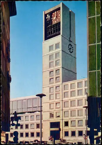 Ansichtskarte Stuttgart Neues Rathaus 1960