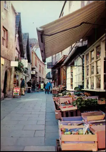 Postcard Bradford The Shambles - Straßen 1981