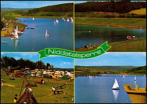 Ansichtskarte Schotten (Vogelsberg) Niddatalsperre - 4 Bild 1981