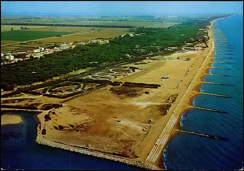 Cartoline Eraclea Mare (Venetien) Luftbild Areal View 1973