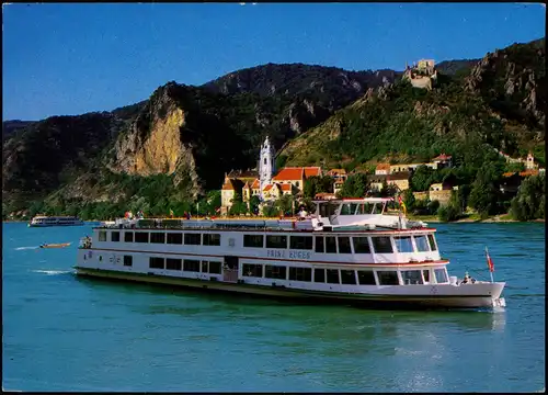 Ansichtskarte Dürnstein Schiffe Dampfer Steamer MFS Prinz Eugen 1988