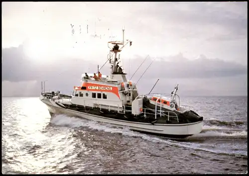 Seenotkreuzer mit Tochterboot der 23 m-Klasse EISWETTE BEHRENS Schiff 1986