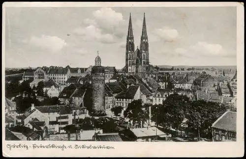 Ansichtskarte Görlitz Zgorzelec Panorama-Ansicht Stadt-Ansicht 1941