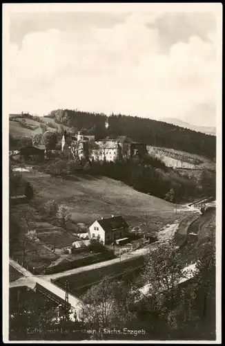 Lauenstein (Erzgebirge)-Altenberg  Panorama Häuser im Sächs. Erzgebirge 1930