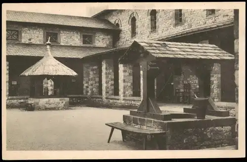 Bad Homburg vor der Höhe RÖMER-KASTELL SAALBURG Taunus Partie Im Atrium 1930