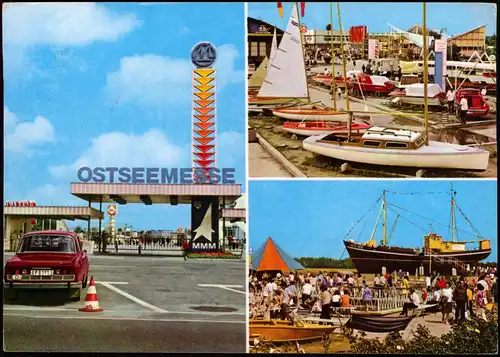Ansichtskarte Rostock Ostseemesse Rostock-Schutow 1975