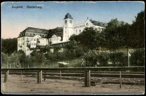 Ansichtskarte Boppard Haus Marienberg 1923