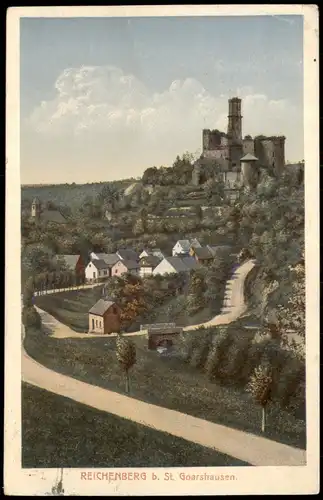 Ansichtskarte St. Goarshausen REICHENBERG b. St. Goarshausen 1921