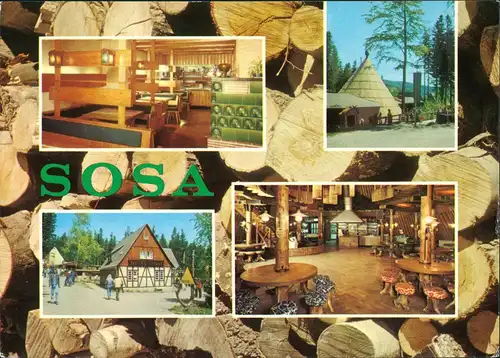 Sosa (Erzgebirge)-Eibenstock Konsum Gaststätten "Köhlerhütte" und "Meiler" an der Talsperre des Friedens 1982