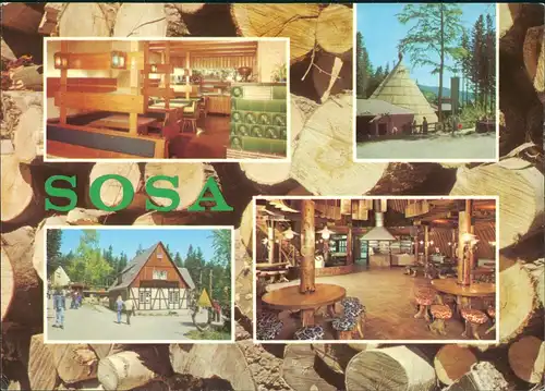 Sosa (Erzgebirge)-Eibenstock Konsum Gaststätten "Köhlerhütte" und "Meiler" an der Talsperre des Friedens 1982