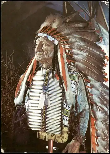 Radebeul Häuptling American horse Indianer-Museum der Karl-May-Stiftung 1971