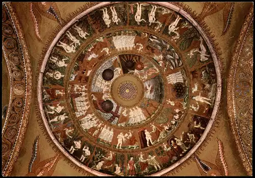 Venedig Venezia Basilica di S. Marco Atrio Cupola della Creazione 1975