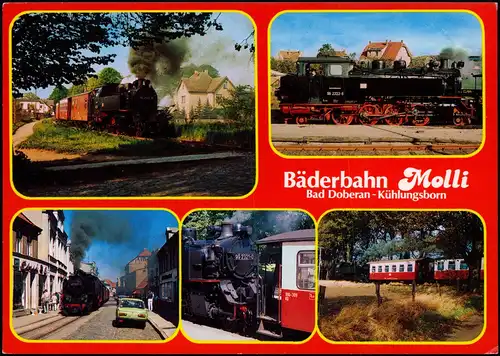 .Mecklenburg-Vorpommern Die Bäderbahn Molli Bad Doberan Kühlungsborn 4 Bild 1995