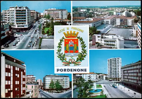 Cartoline Pordenone 4 Bild: Zentrum Straßen - Italien Italia 1969