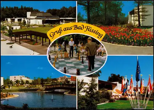 Bad Füssing Schach Chess - Spiel Riesenschach, Stadtansichten 1987